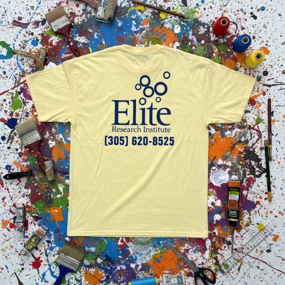 Jerzees Elite Research Institute Graphic Tee Yellow Regular - Picture 2 of 8